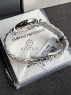 Emporio Armani Women’s Quartz Stainless Steel Mother of pearl Dial 32mm Watch AR1908