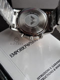 Emporio Armani Men’s Chronograph Quartz Stainless Steel White Dial 44mm Watch AR11209