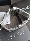 Movado Men’s Quartz Swiss Made Stainless Steel Black Dial 40mm Watch 0607199