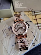 Burberry The City Rose Gold-Tone Ladies Watch BU9146