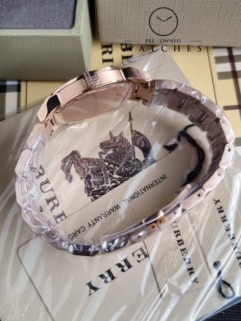Burberry The City Rose Gold-Tone Ladies Watch BU9146