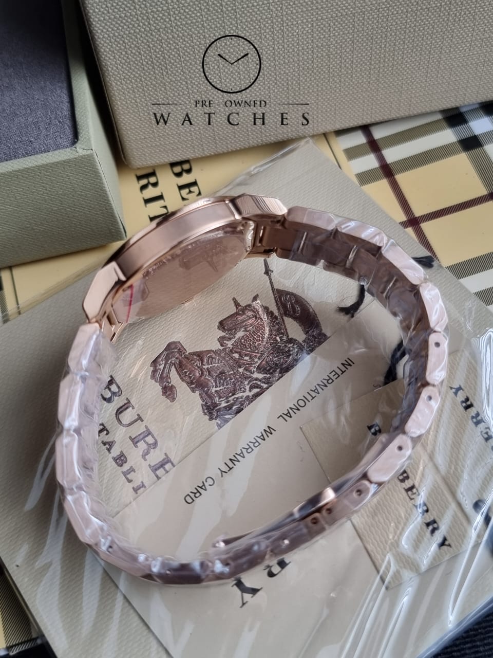 Burberry The City Rose Gold-Tone Ladies Watch BU9146