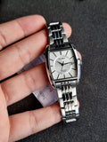 Alba Rectangular Watch White dial Ladies Quartz Watch