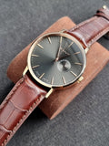 Gant Gents Watch Brown Leather Strap 42mm Watch