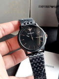 Emporio Armani Men’s Quartz Black Stainless Steel Black Dial 41mm Watch AR80021