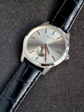 Gant Gents Watch White Dial Black Leather Strap