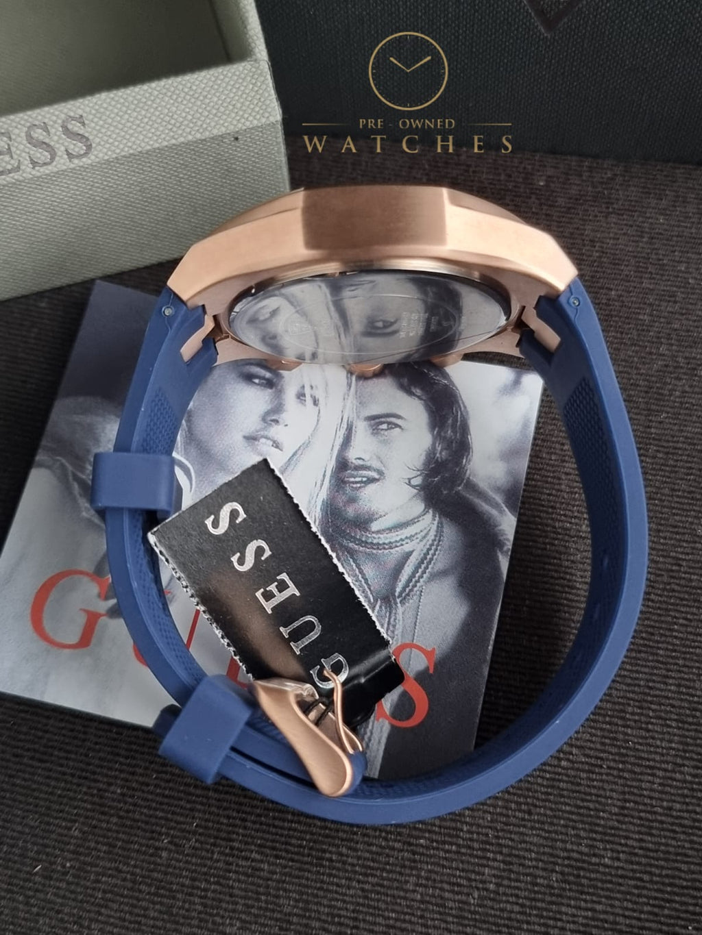 GUESS Analog Green Dial Men's Watch-GW0583G3