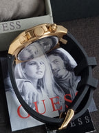 Guess GW0583G2 Empire Black Silicone Mens Watch GW0583G2