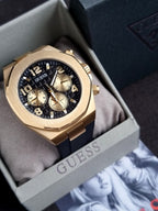 Guess GW0583G2 Empire Black Silicone Mens Watch GW0583G2