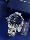 Tommy Hilfiger Men’s Quartz Stainless Steel Blue Dial 46mm Watch 1791534