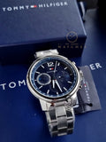 Tommy Hilfiger Men’s Quartz Stainless Steel Blue Dial 46mm Watch 1791534