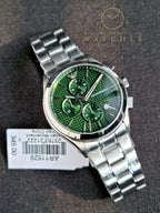Emporio Armani Men's Stainless Steel Chronograph Dress Watch with Steel or Leather Band