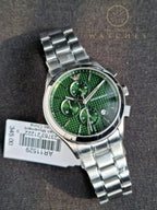 Emporio Armani Men's Stainless Steel Chronograph Dress Watch with Steel or Leather Band