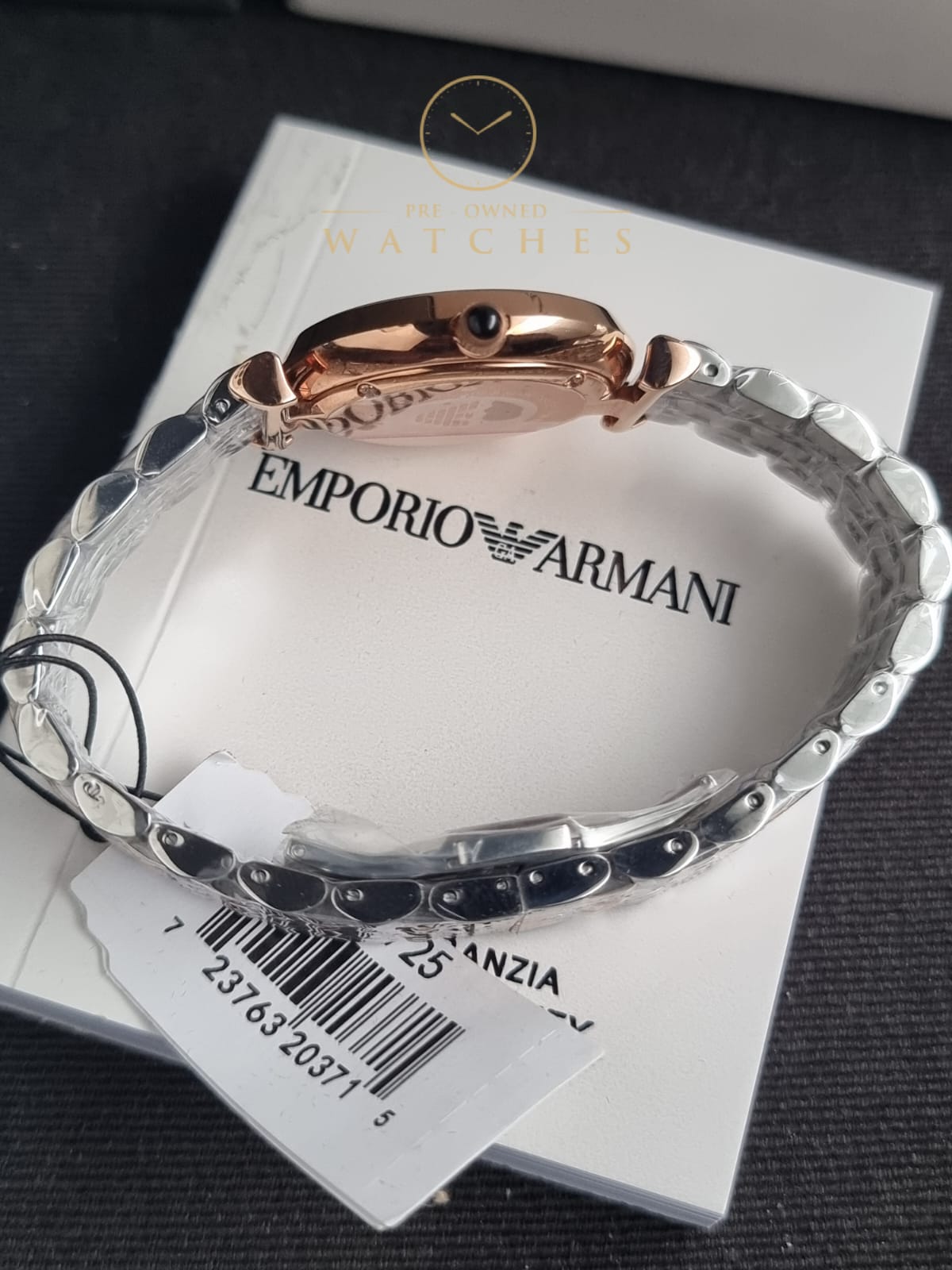Emporio Armani Women’s Analog Stainless Steel Grey Dial 32mm Watch AR1725