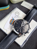 Fossil Townsman Chronograph Black Leather Watch FS5396