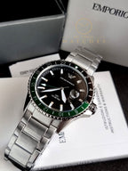 Emporio Armani Men's Dive-Inspired Sports Watch with Stainless Steel, Ceramic, or Silicone Band