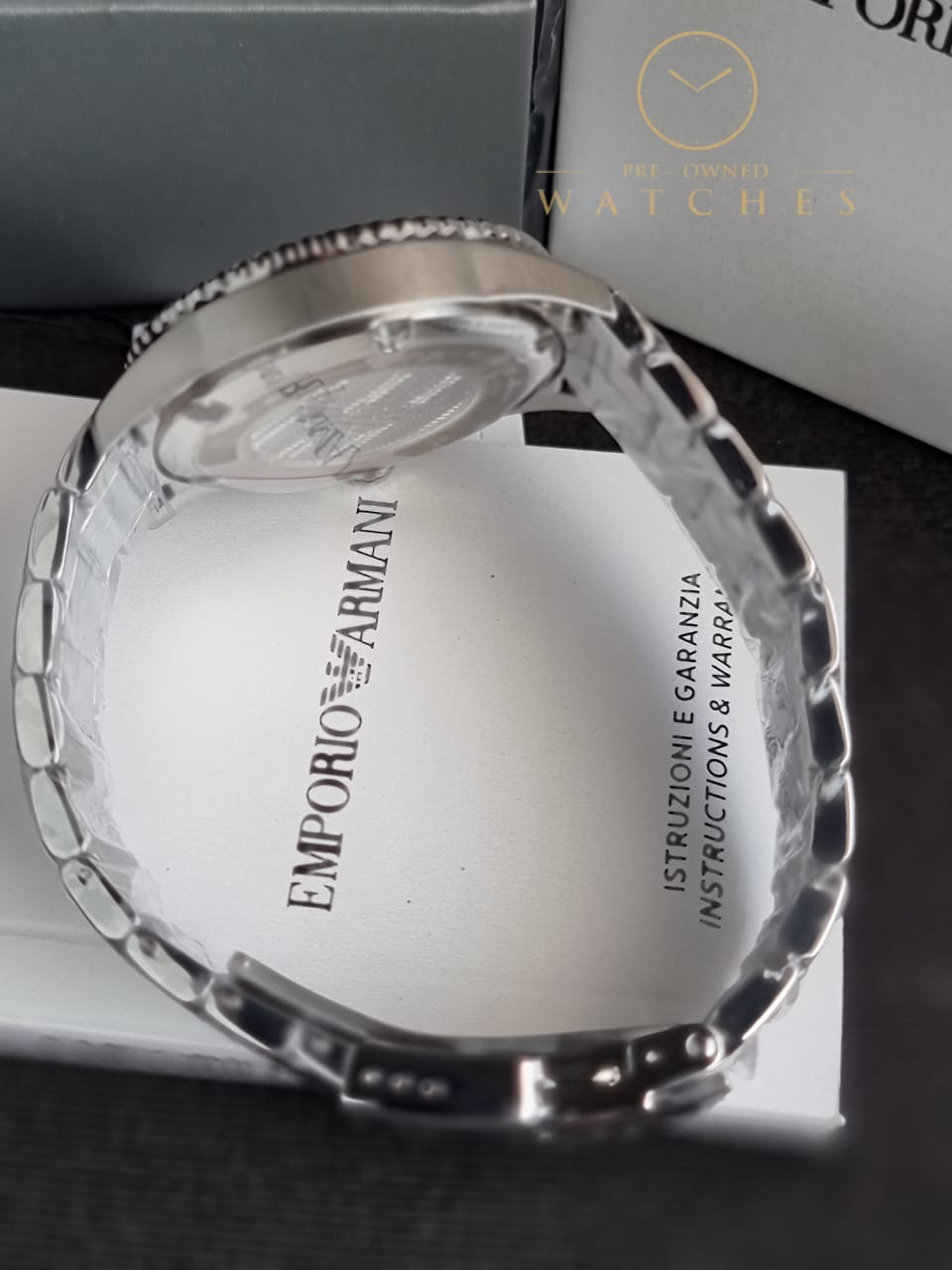 Emporio Armani Men's Dive-Inspired Sports Watch with Stainless Steel, Ceramic, or Silicone Band