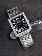 Haurex Ladies Watch Square Black Dial 34mm Dial Watch