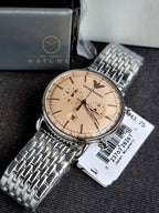 EMPORIO ARMANI Chronograph Quartz Beige Dial Men's Watch AR11239