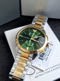 Emporio Armani Claudio Two-tone Stainless Steel Green Dial Chronograph Quartz Watch for Gents - AR11511