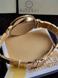 Michael Kors Gold Dial Metal Band Watch - MK3945