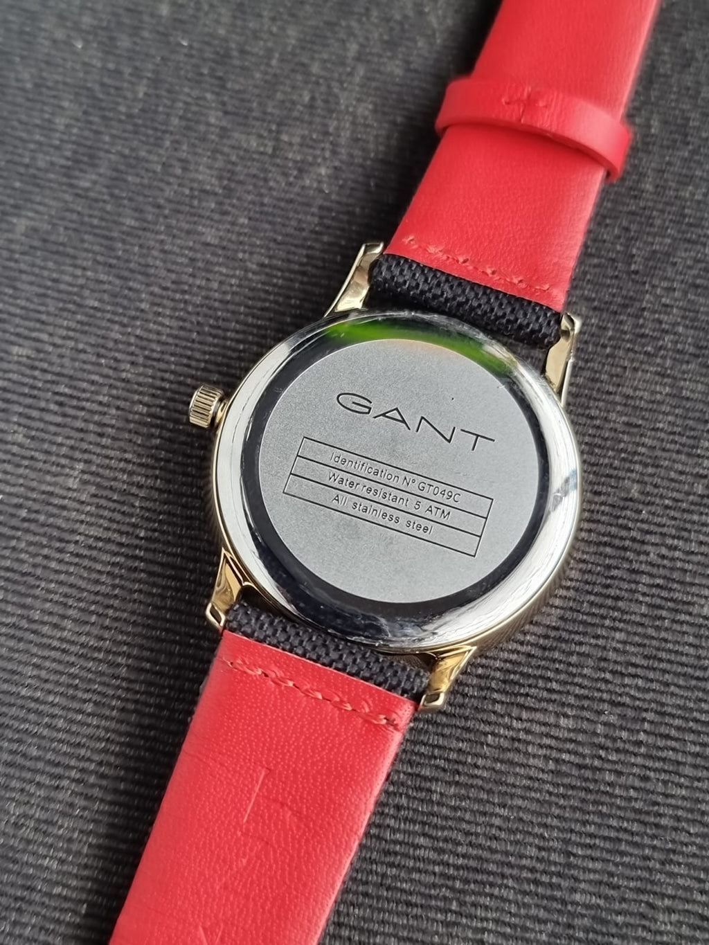 Gant Ladies Watch Rose Gold Casing Black Nato Strap Quartz Watch