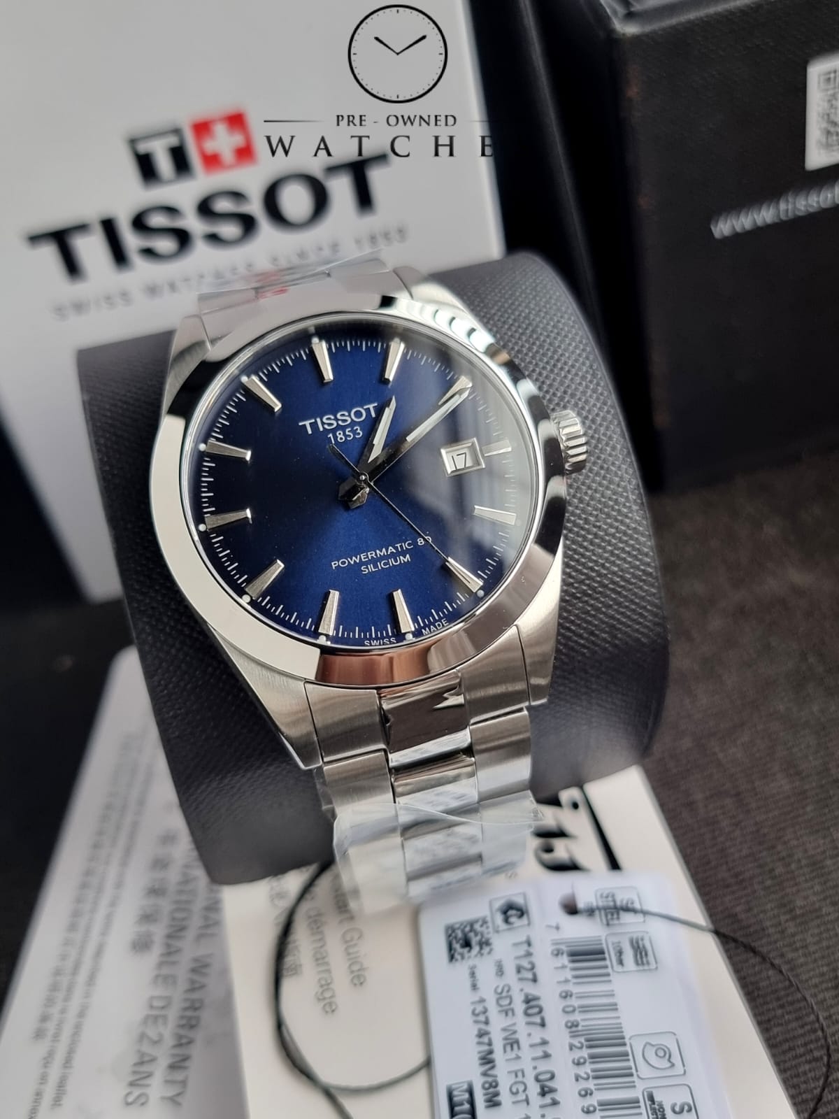 TISSOT GENTLEMAN POWERMATIC 80 SILICIUM T127.407.11.041.00
