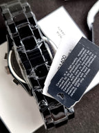 Emporio Armani Men’s Chronograph Quartz Stainless Steel Black Dial 43mm Watch AR1400