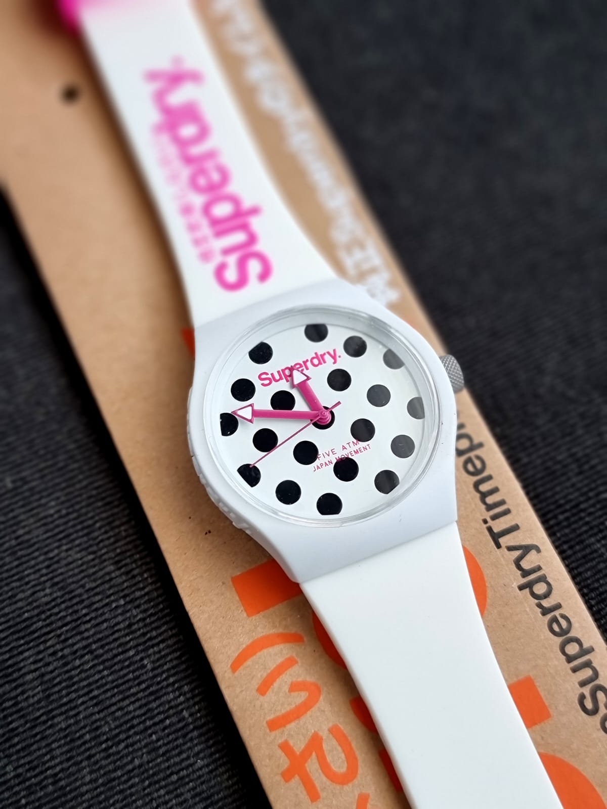 Superdry Analog White Dial Women's Watch - SYL168BW