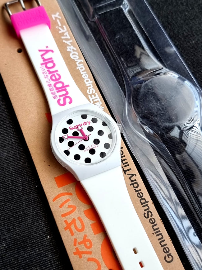 Superdry Analog White Dial Women's Watch - SYL168BW Main Image
