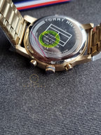Tommy Hilfiger Men’s Quartz Gold Stainless Steel Blue Dial 44mm Watch 1791880