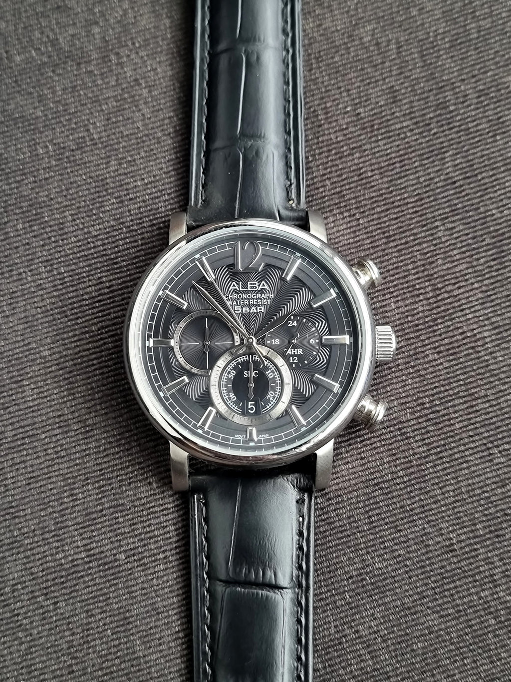 Alba Sub Brand Of Seiko Chronograph Gents Watch 44mm Quartz Watch
