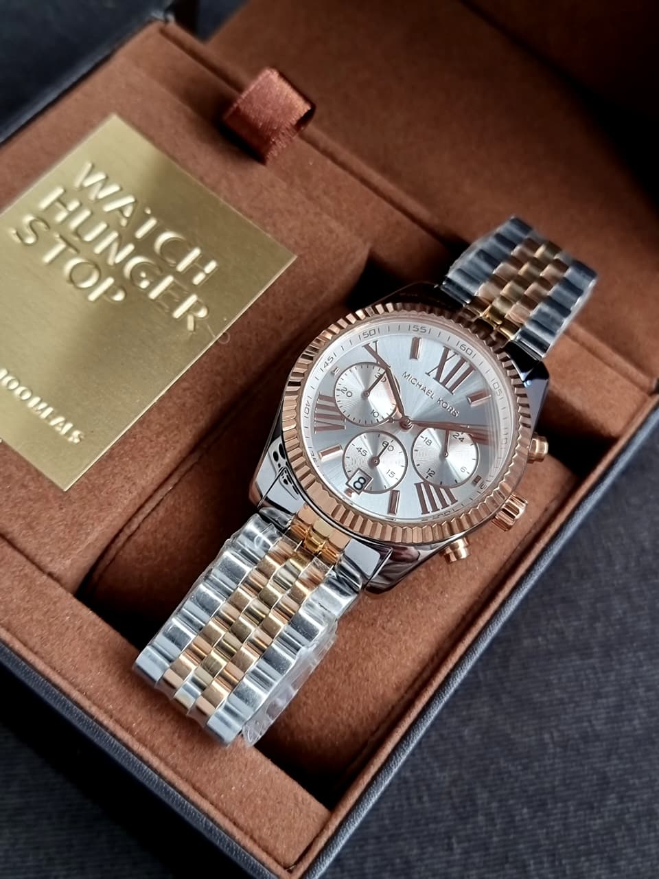 Michael Kors Women’s Quartz Stainless Steel Strap Silver Dial 38mm Watch MK5735