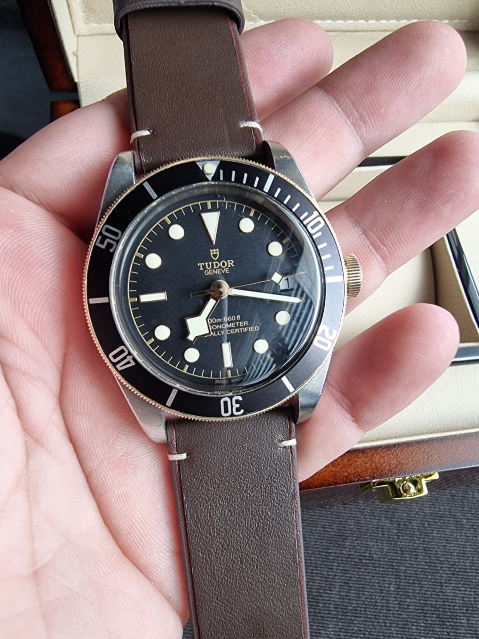Tudor Black Bay S&G Steel Gold Textilband M79733N-0005