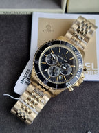 Michael Kors Men’s Chronograph Stainless Steel Black Dial 44mm Watch MK8726