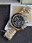 Michael Kors Men’s Chronograph Stainless Steel Black Dial 44mm Watch MK8726
