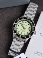 Emporio Armani Sea Explorer Automatic Stainless Steel Bracelet Diver’s Watch – 42.5 mm (AR60083)