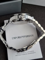Emporio Armani Sea Explorer Automatic Stainless Steel Bracelet Diver’s Watch – 42.5 mm (AR60083)