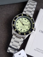 Emporio Armani Sea Explorer Automatic Stainless Steel Bracelet Diver’s Watch – 42.5 mm (AR60083)