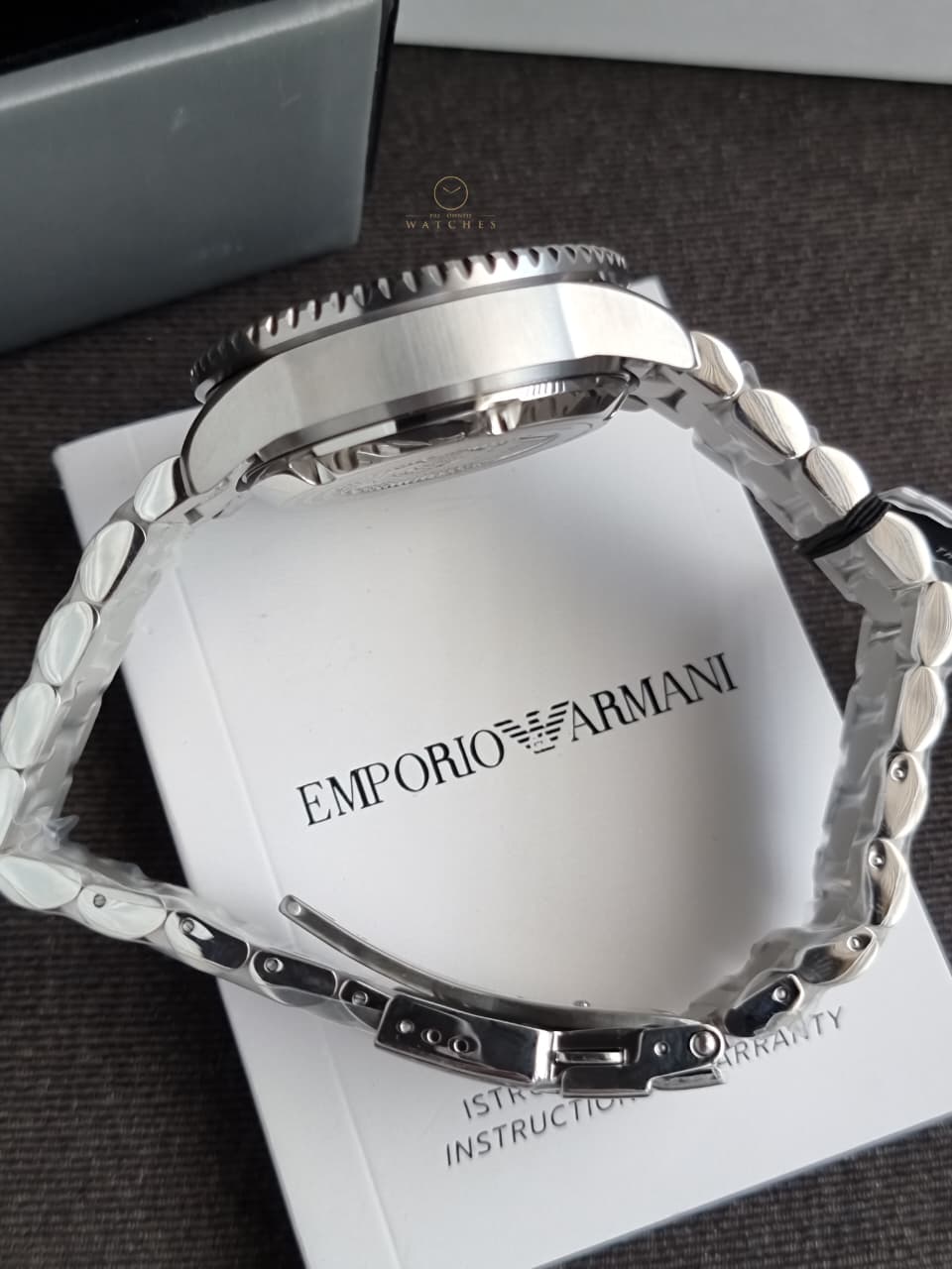 Emporio Armani Sea Explorer Automatic Stainless Steel Bracelet Diver’s Watch – 42.5 mm (AR60083)
