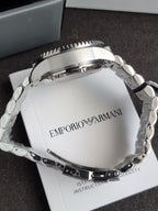 Emporio Armani Sea Explorer Automatic Stainless Steel Bracelet Diver’s Watch – 42.5 mm (AR60083)