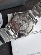 Emporio Armani Sea Explorer Automatic Stainless Steel Bracelet Diver’s Watch – 42.5 mm (AR60083)