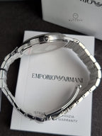 Emporio Armani AR11600 Minimalist Gents Watch – Sleek Black Dial & Steel Strap