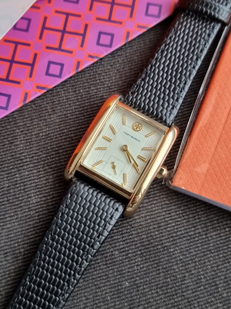 Tory Burch Women's Eleanor Stainless Steel Bracelet Watch TBw1060 (STRAP CHANGE)