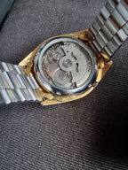 Seiko 5 Two Tone Gold Plated Men's Watch 36mm Automatic Vintage Style