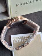 Michael Kors MK6598 Ladies Watch Gold Tone Chronograph Steel 38mm