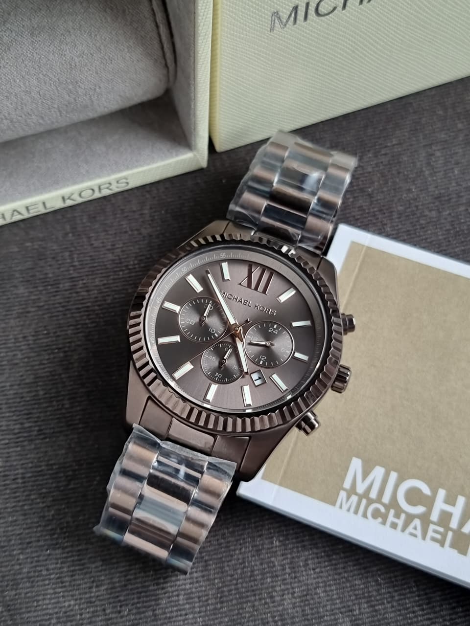 Michael Kors Lexington Brown Watch MK9224 Men's Luxury Steel Watch