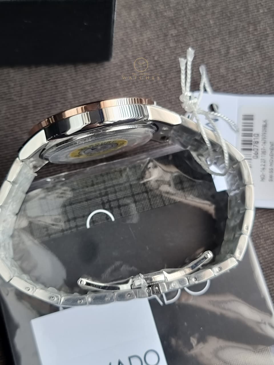 Movado 0607845 Men's Watch Iconic Museum Dial Swiss Quartz