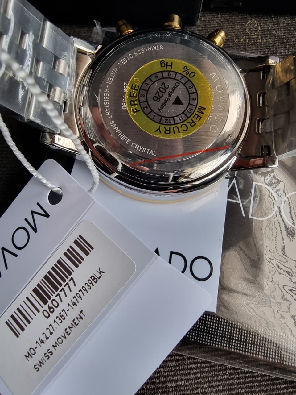 Movado Museum Classic 0607777 Black Dial Stainless Steel Watch