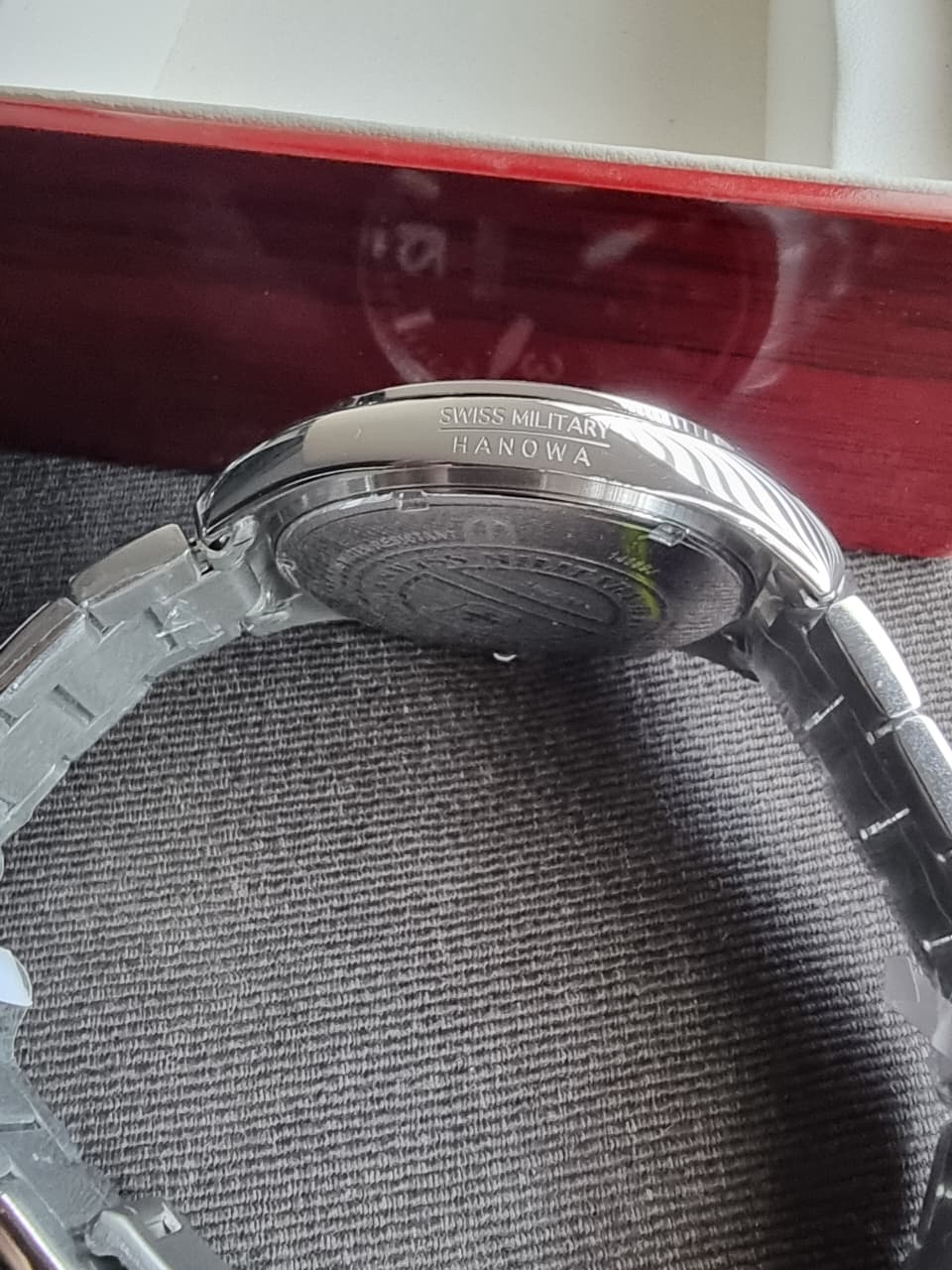 Swiss Military 06-5246 Men's Watch Black Dial Steel Bracelet 41mm